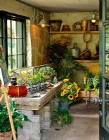 Classic country potting shed 