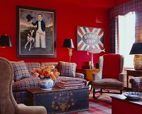 Classic living room with eclectic furnishings