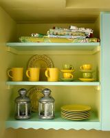 Detail of kitchen cupboard