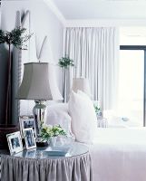 Classic white bedroom 