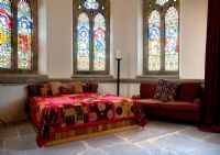 Classic day bed in converted church