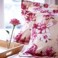 Detail of floral cushions 
