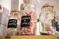 Sweets in glass jars 