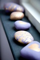 Collection of painted stones