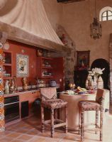 Eclectic country kitchen 