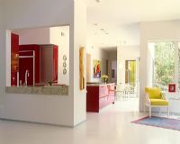 Contemporary open plan living space 