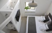 Bedroom and ensuite bathroom from above 