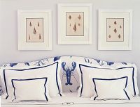 Headboard and pillows