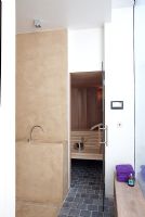 Modern bathroom and sauna 