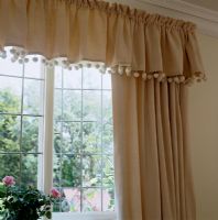 Classic curtains and valance 
