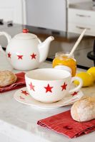 Teapot, cup and saucer