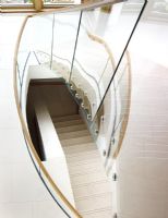 View down contemporary stairwell 