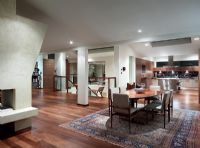 Open plan kitchen and dining room 