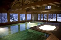 Indoor swimming pool and hot tub 