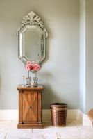 Classic wooden unit and mirror