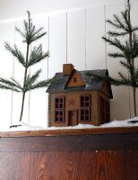 Miniature House and Christmas decorations 