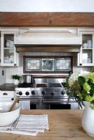 Country kitchen with range cooker
