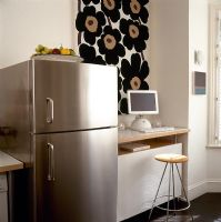 Stainless steel fridge freezer 