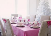 Christmas dining table