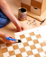 Painting a chess board