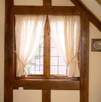 Country window and curtains