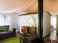 Tented living room