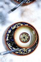 Patterned dishes