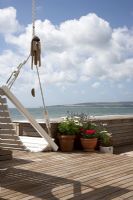 Decking with sea view