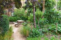 Communal gardens of Bonnington Square, London