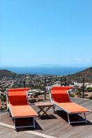 Terrace with ocean views, Greece