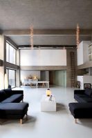 Contemporary open plan living room