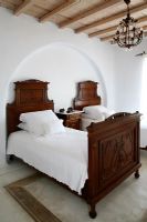 Traditional wooden bedroom 