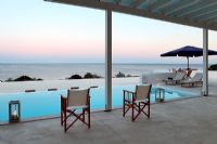 Patio with swimming pool and sea view