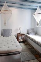 Traditional white bedroom, Greece