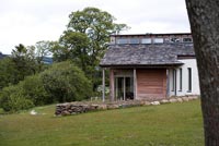 Scottish farmhouse with modern extension