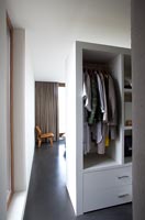Contemporary bedroom storage