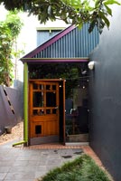 Front door of converted stable