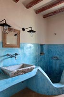 Traditional stone bathroom