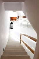 Cycladic white staircase 