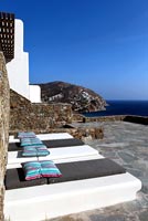 Greek villa terrace