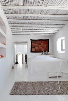 Cycladic white bedroom
