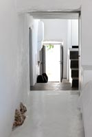Cycladic white hallway 