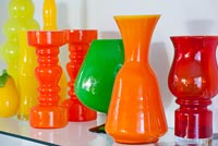 Retro vase collection