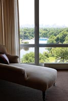 Chaise lounge with views of Central Park, New York