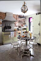 Kitchen with vintage furniture
