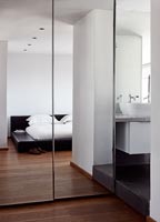 Modern bedroom with en suite bathroom
