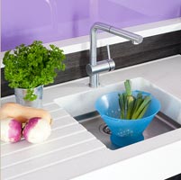 Contemporary kitchen sink