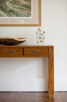 Wooden console table