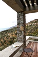Balcony with mountain views, Greece