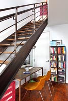 Modern study under stairs